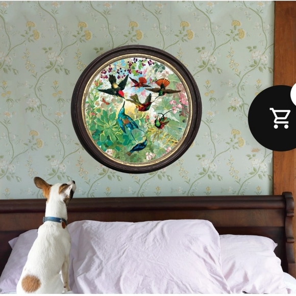 Eeboo Hummingbirds 500 Piece Round Puzzle - Picture 3 of 6